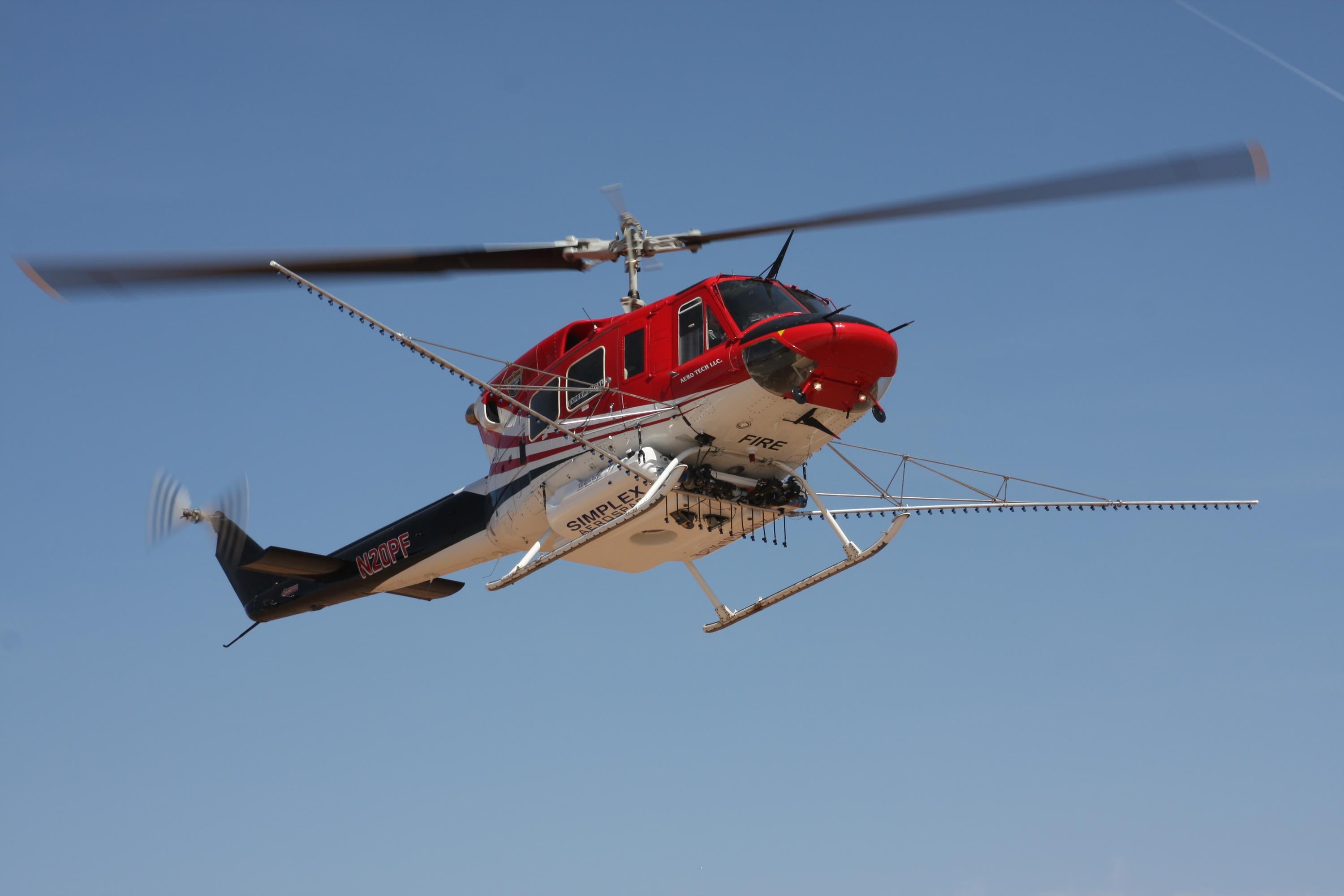 Bell 212 Spray Systems