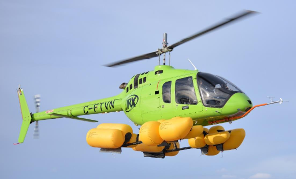 Bell 505 emergency float system removable provisions 
