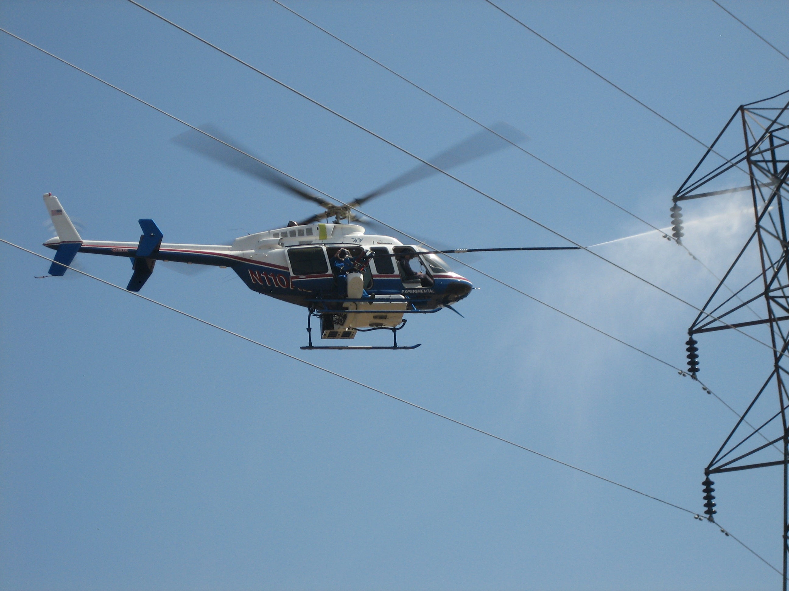 Aerial Cleaning For Bell 407