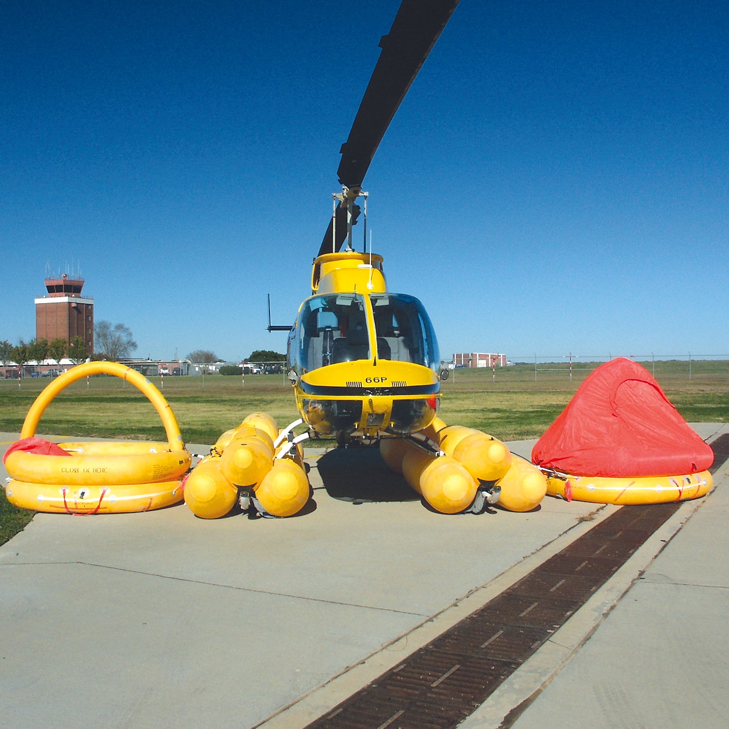206L tri-bag float system with liferaft