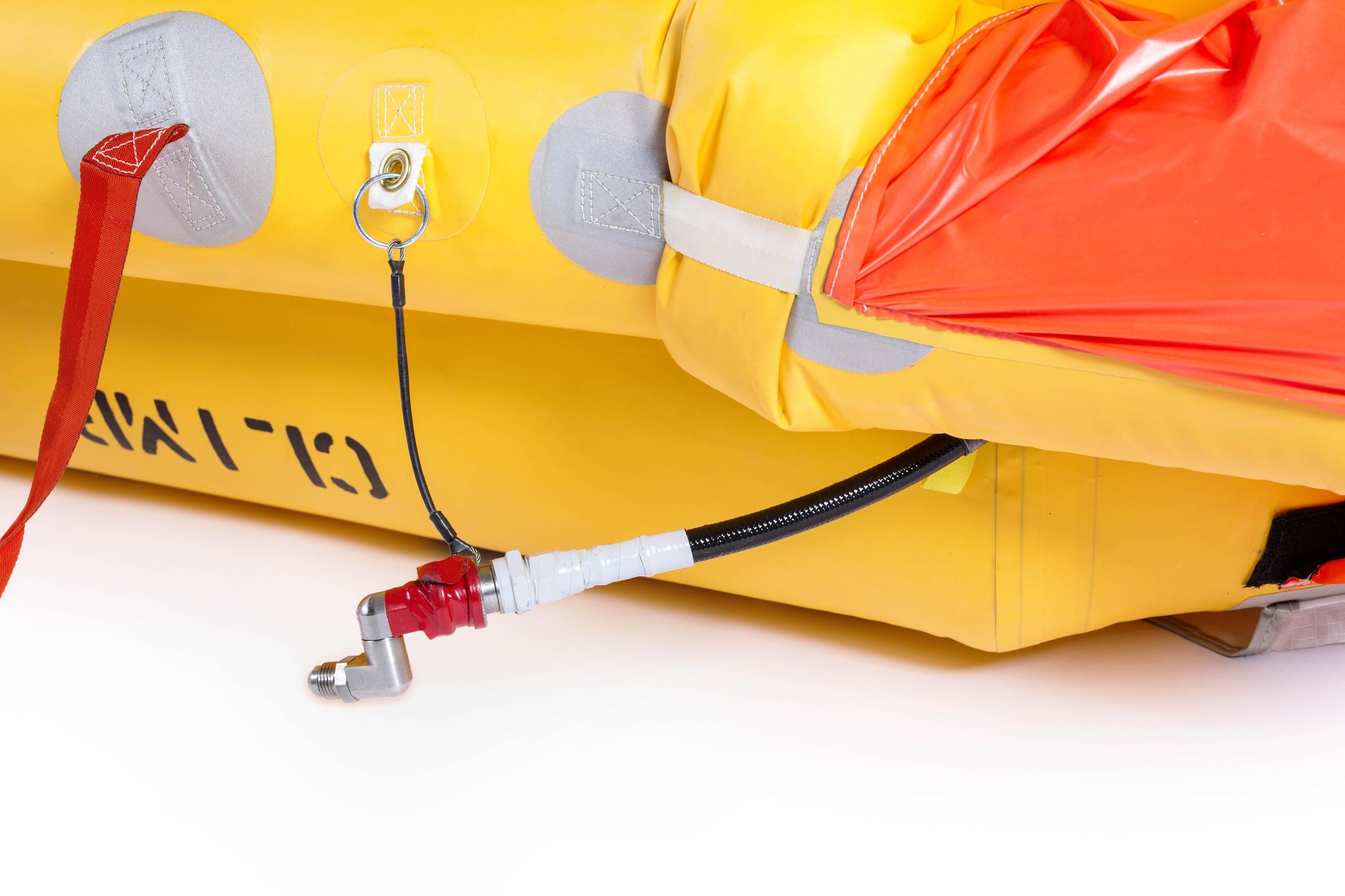412/212/210 tri bag float system with liferafts, external hoist compatible 