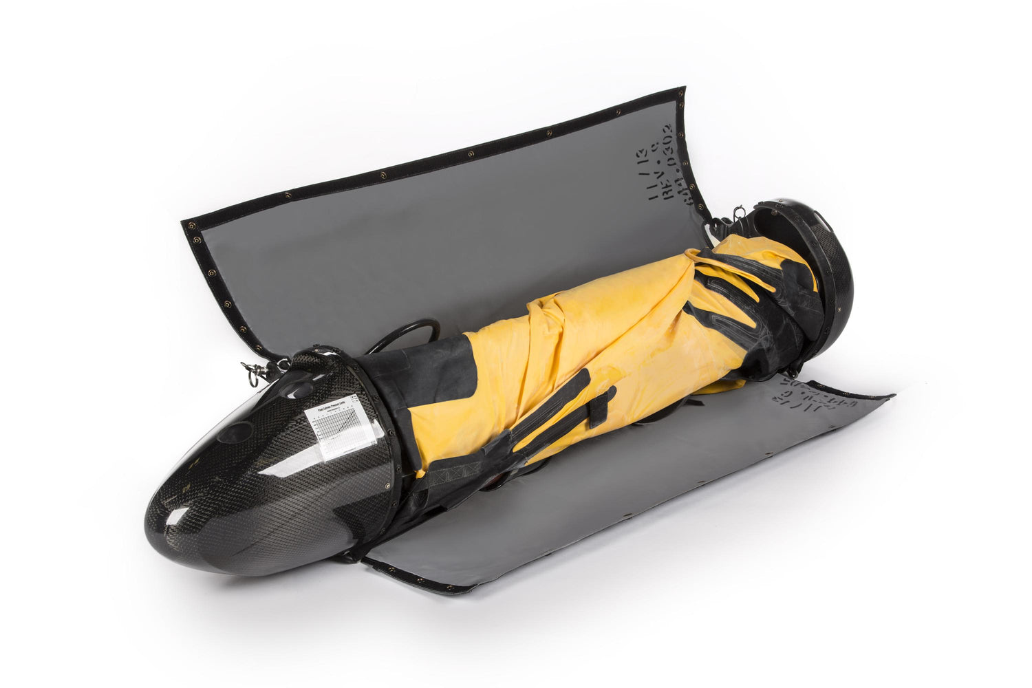 AW109SP emergency float system with integrated liferafts