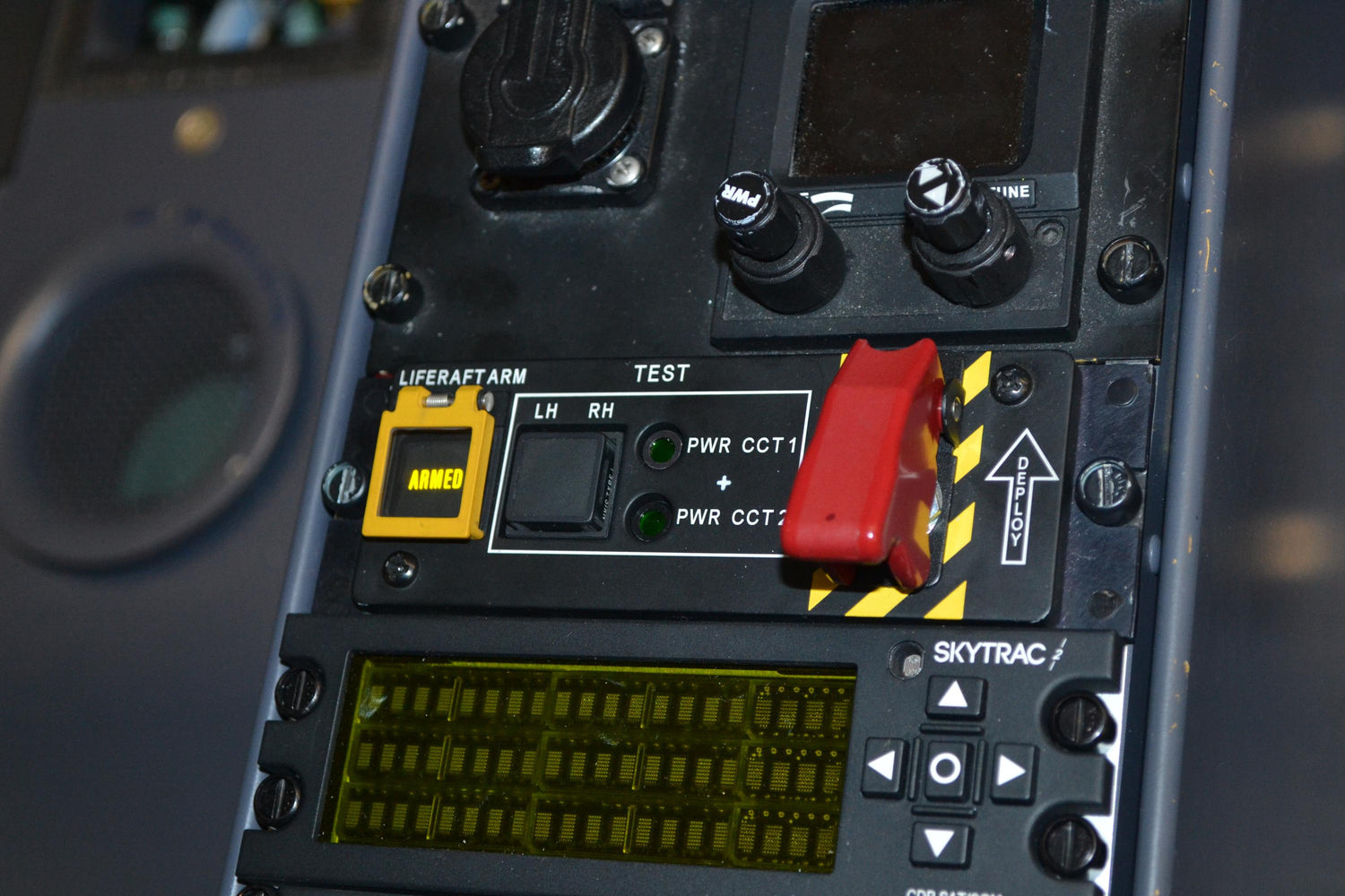 Liferaft control panel (universal ELRD)