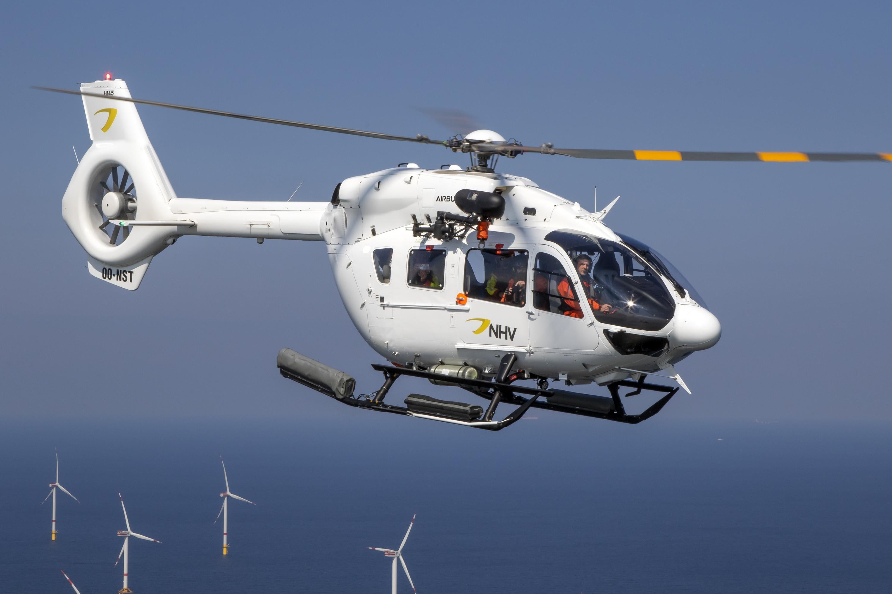 H145 emergency float system with integrated liferafts