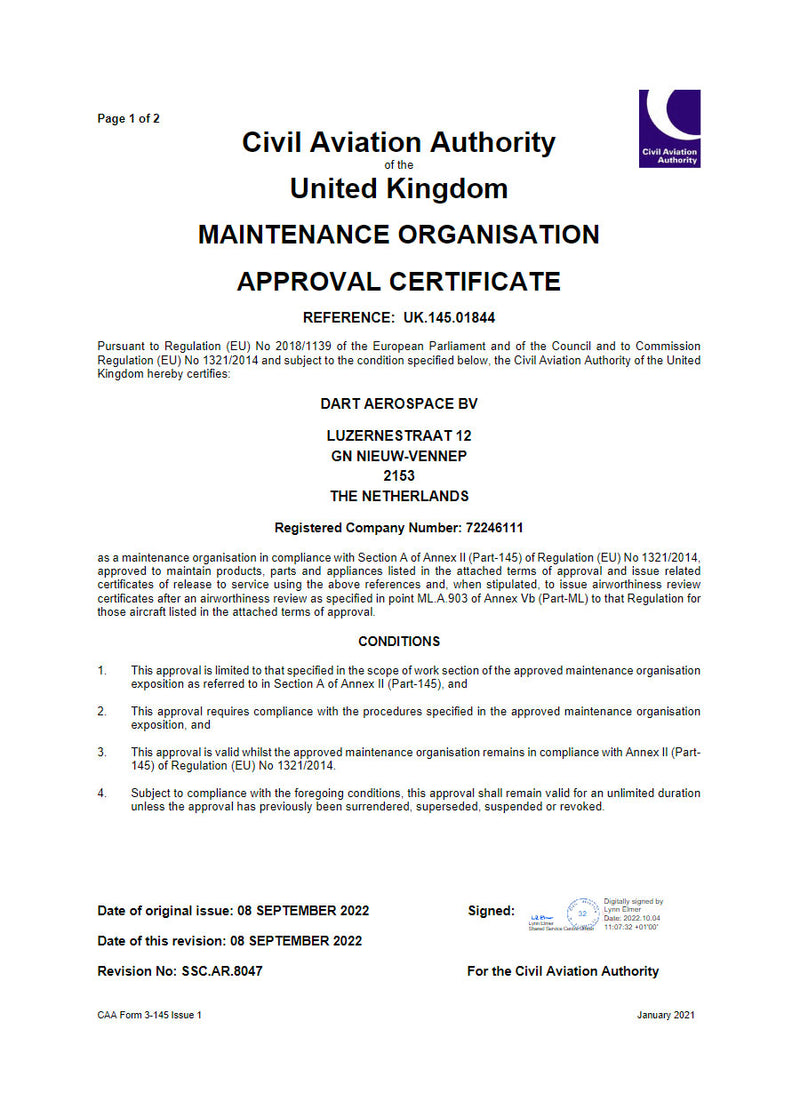 Civil Aviation Authority UK