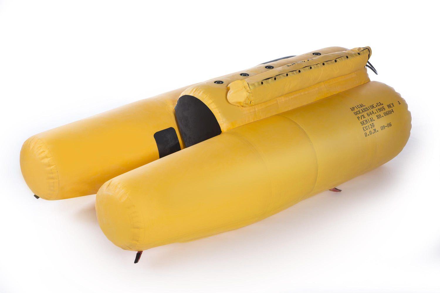 EC135 tri-bag float system with liferafts w/lh hoist guard 