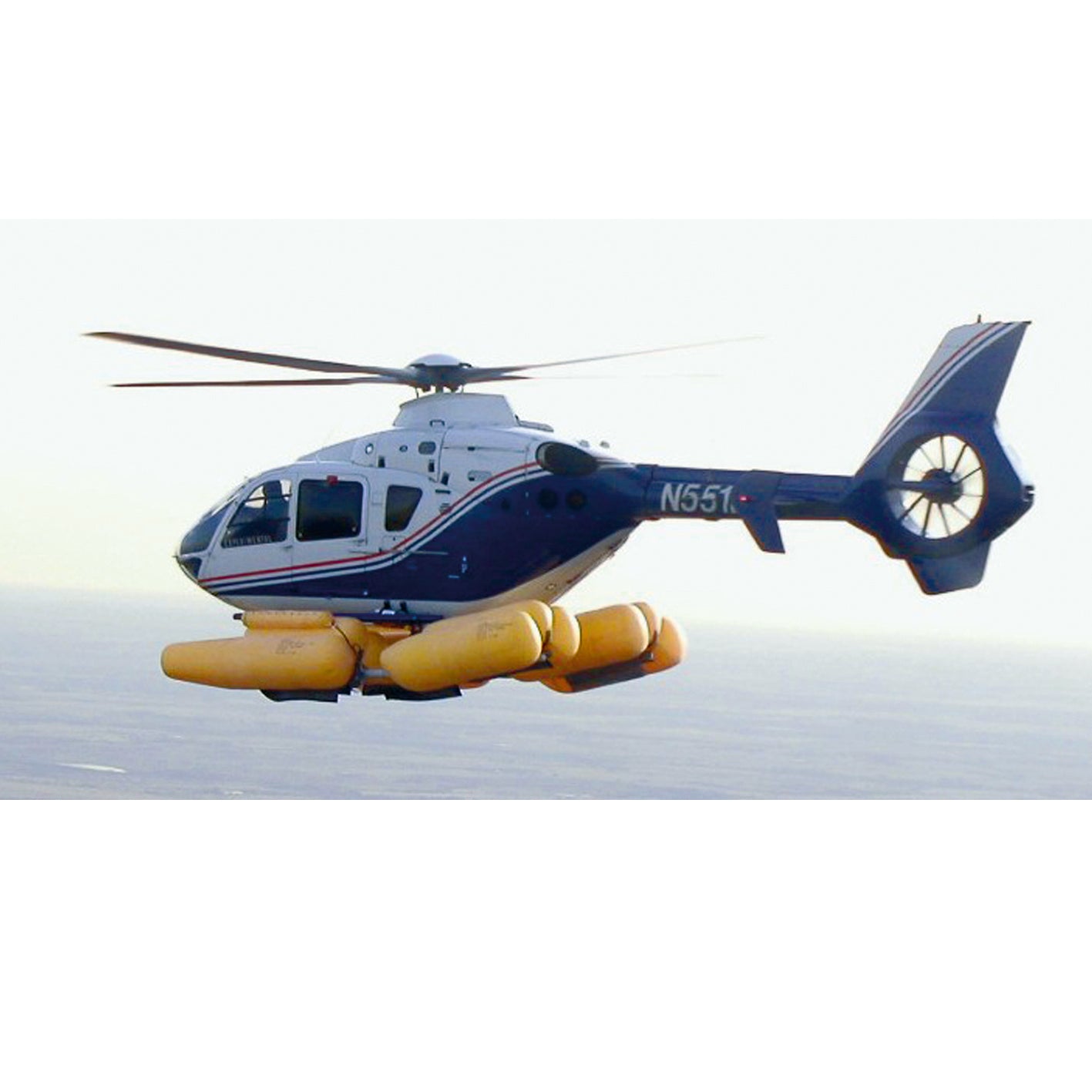 EC135 tri-bag float system w/lh hoist guard