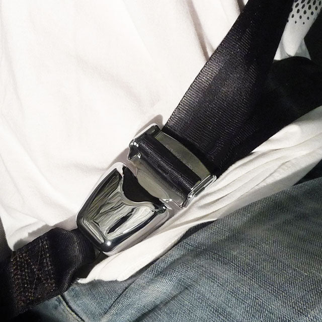 Seatbelt, 3 Point Shoulder Restraint, Flip Handle, Inertia Reel