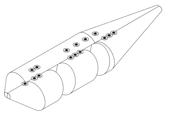 MD369D/E/500N OEM replacement float LH 